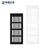Gabinete de Zapatos Negro Plateado Rectangular con Agujeros Transpirables para Enfriamiento Malla Transpirable Gabinete de Escape Gabinete de Armario Aleación de Aluminio Malla Transpirable