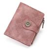 2025 Nuevo Monedero Corto para Mujer Pequeño Fragancia Cremallera Monedero Multifuncional Tarjetero Cuero PU Bolso Clutch
