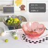 Charola de Frutas de Alta Capacidad con Buena Apariencia y Función de Drenaje, Plato de Frutas Popular en Línea para Uso Doméstico, Charola Engrosada para Dulces y Snacks para Mesa de Café en Sala de Estar