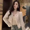 Nueva Chaqueta de Estilo Francés de Alta Gama para Primavera y Otoño 2026, para Mujer Joven, Petite, Socialité, con Temperamento, Holgada, Corta, Adelgazante
