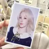 Song Yuqi cabelo rosa de alto valor peel-off criativo lindo cartão postal cartão pequeno estrela Qu Qi mercadoria materiais DIY