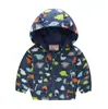 Chaqueta para niños y niñas, primavera y otoño, gorro fino, camisa con cremallera de moda bonita para bebés, abrigo para niños
