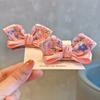 Novedad de Primavera dulce rosa floral accesorios para el cabello de niños clip tridimensional pasador para niñas accesorios para la cabeza de niñas celebridad de Internet
