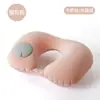 Nueva Almohada Inflable en Forma de U de Presión Almohada Inflable para Cuello Protegiendo Almohada de Cuello Almohada de Viaje TPU Portátil Almohada en Forma de U para Avión Coche Viaje