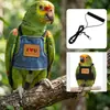 Ropa y correa para loro, arnés para caminar y volar de pájaro, traje de vuelo para cacatúa, periquito, agaporni