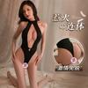 First Love Sexy Sexy Íntimos, Pechos Pequeños, No Necesidad de Quitarse, Uniforme Caliente con Aberturas, Pijama Tentador, Traje Enterizo Apasionado