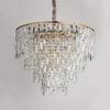 Candelabro de sala de estar posmoderno simple atmosférico luz de lujo italiana lámparas de cristal redondas para comedor dormitorio principal fábrica de Zhongshan