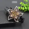 Grampo de cabelo estrela-do-mar moda coreana acessórios de cabelo estrela quente grampo bico de pato grampo de cabelo estrela de cinco pontas com diamante