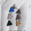 Remaches de Aleación Tachuelas para Esquinas de Ropa Accesorios Tachuelas Triangulares Impactantes Incrustadas con Diamantes para Maletas y Cuero Pintura en Spray Tachuelas para Ropa Galvanizadas