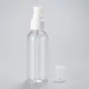 Regador de plástico arte dissolvido diluição 100ml bico de pressão doméstico desinfecção pequeno regador transparente sub-garrafa