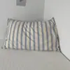 1 Funda de almohadaYangguozi Home Algodón Floral Fresco Color Sólido Individual Tamaño Estándar Funda de almohada para Estudiantes