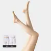 Medias 0D negras para mujer, estilo fino de verano, antienganches, duraderas, invisibles, alta transparencia, medias negras sexys, coquetas y sensuales