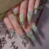 Accesorios para Uñas Estilo Chino Serie Jade Hebilla Ping An Calabaza Bambú Ruyi Candado Nuevo Estilo Chino Decoración Tridimensional para Uñas