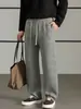 Pantalones casuales para hombre Hengyuanxiang, mezcla de cachemira, nueva colección otoño 2026, pantalones de punto, pantalones largos de jacquard para hombre