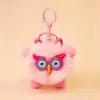 Chaveiro de pelúcia de coruja criativo transfronteiriço, boneca de desenho animado fofa, pingente de bolsa, presentes de feriado, atacado