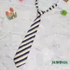Nueva Corbata JK Fresca de Primavera/Verano para Hombre y Mujer con Rayas Diagonales Estudiante Escolar Cremallera Corbata Perezosa Venta al por Mayor