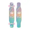 Skate Longboard de 44 Pulgadas para Principiantes, Hombres y Mujeres, Adultos, Tabla de Baile Doblemente Curva Profesional, Monopatín de Cuatro Ruedas de Madera de Arce para Jóvenes
