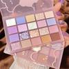 Paleta de sombras de ojos de color maestro a juego suministro directo de fábrica color mate nacarado - súper pigmentación sin caída de polvo maquillaje a prueba de agua y sudor herramienta de maquillaje de belleza portátil con ventosa magnética sombra de ojos
