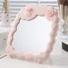 Espejo de Maquillaje Lindo de Dibujos Animados, Espejo de Tocador de Oveja Lindo Montado en la Pared, Espejo Plegable de Escritorio, Espejo de Princesa de Belleza para Estudiantes
