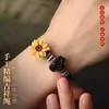 Pulsera Tejida a Mano con Nudo Wenchang Ganadora del Primer Premio, Se Puede Ensartar con Cuentas, Hilo Rojo para el Éxito, Nuevo Diseño de Nudo Ajustable