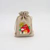 Bolsa de regalo decorativa para galletas y dulces navideños, ideal para Navidad y Adviento.