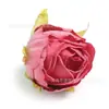 Cabezas de Flores de Rosa Simuladas Vintage con Bordes Quemados, Flores de Seda, Flores Artificiales, Materiales Hechos a Mano para Bricolaje, Decoración de Cajas de Regalo, Materiales Florales para Arreglos de Boda