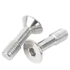 En Stock Tornillos de Acero Inoxidable 304 Din7991 de Cabeza Avellanada Hexagonal No Extraíbles M2-M8 Tornillos de Media Rosca No Extraíbles