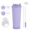 Nova Caneca Térmica Portátil de 830ml com Revestimento Cerâmico, Telescópica, com Mola, Sucção de Pérolas e Alça
