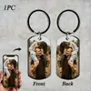 Placas de Acero Inoxidable Militares Transfronterizas para Hombres y Mujeres, Accesorios Hip-Hop con Grabado Personalizado, Colgantes Creativos de Personajes para Bolsos, Llaveros