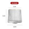 Vaso Giratorio para Whisky Vaso para Vino Vaso Giratorio Vaso de Cristal Hogar de Aspecto Elegante Vaso Coctelero para Vino Extranjero Engrosado