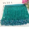 Tubo Colgante de Encaje de Cristal con Cuentas de Alta Resistencia de 15 cm Cubo Largo Accesorios para Vestidos de Novia Ropa Accesorios de Bricolaje