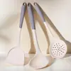 Espátula de Silicona Juego de Utensilios de Cocina Cuchara Colador Resistente a Altas Temperaturas Grado Alimenticio Antiadherente Sartén Suministros de Cocina Domésticos Herramientas