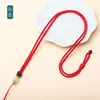 Corda para pingente de jade corda de colar com pingente ajustável corda trançada âmbar fivela de segurança corrente para suéter corda de joia Wenwan estilo chinês