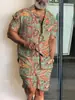 Camisa Estampada Abstrata com Arte Degradê Nova 2024 Para o Dia a Dia Primavera Verão Camisa de Manga Longa Dobrável
