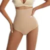 Tanga moldeador de abdomen de cintura alta sin costuras transfronterizo talla grande pantalones moldeadores de cintura levantamiento de glúteos moldeador de glúteos triángulo de cintura ropa interior moldeadora de cuerpo