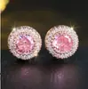 Pendientes de Botón Redondos Full Diamond con Textura Estilo Hong Kong, Estilo Nuevo Transfronterizo Tangjia para Mujer, Pendientes Redondos Huecos de Alta Gama Europeos y Americanos con Diseño Único e Innovador