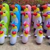 Nuevo Spot Pequeño Engrosado PVC Inflable Pingüino Inflable Tumbler Animal Dibujos Animados Juguete de Boxeo Dinosaurio