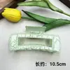 Presilha de Cabelo Ps Transfronteiriça Nova Primavera/Verão Plana com Garra Padrão Rachado Dopamina Plumeria Presilha de Cabelo Fashionável para a Parte de Trás da Cabeça