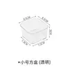 Maceta, flores frescas, plantas verdes, tanque hidropónico rectangular de acrílico transparente, recipiente para despertar flores cultivadas en agua, jarrón grande