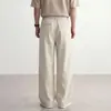 Pantalones Casuales Ot para Hombre de Tencel Lino, Pantalones Rectos Sueltos Finos, Pantalones Estilo Vintage Old Money, Exclusivamente para Ventas Transfronterizas