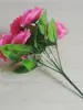 Flores de rosa simuladas, accesorios de baile, ramo para sostener, ramo de lirios para coro, flor estilo entrada deportiva