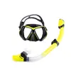 Máscara de Mergulho para Adultos Transfronteiriça com Snorkel Totalmente Seco, Máscara de Mergulho Anti-Embaçante de Alta Definição com Armação Grande Conjunto de Duas Peças Venda por Atacado