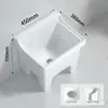 Mop de Varanda, Mop Cerâmico Doméstico para Exterior, Mop para Pátio Piscina, Bacia Quadrada para Lavagem, Tipo de Chão Doméstico para Banheiro