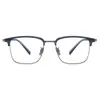 Yitong "26023" 55mm Ultraligero Lindberg Sin Tornillos Montura de Gafas de Titanio Puro para Hombre, Estilo Retro Browline, Venta al por Mayor desde Danyang