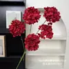 Simulación 5 Cabezas Hortensia Ceremonia de Boda Decoración Salón de Bodas Paisajismo Materiales Florales Adorno Decoración Sala de Estar Hortensia