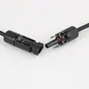 Conector Fotovoltaico Solar MC4 Tipo Y de Quatro Vias Painel de Montagem Paralelo Plugue de Um Ponto Três à Prova d'Água