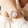 2025 Nuevo Reloj de Lujo Ligero con Pedrería para Mujer Estudiante Moda Casual Redondo de Cuarzo Reloj de Mujer Venta al por Mayor