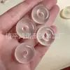Fivela da Paz de Ágata Branca de Alta Qualidade Peças Soltas Acessórios para Pulseira DIY, Pingente de Fivela da Paz de Ágata Branca 20mm