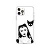 Adequado para Capa de Celular iPhone 17 Pro Max, Nova Capa de Celular de Casal Caveira de Terror Halloween de Comércio Exterior