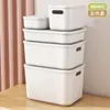 Caixa de Armazenamento Desktop Diversos Lanches Brinquedos Casa Sala de Estar Retangular Cesta Organizadora Plástico Caixa de Plástico Colocação Armazenamento Caixa de Armazenamento